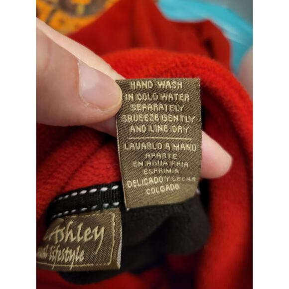 Jane Ashley Red Fleece Quarter Zip Pullover Maine Embroidered XL - Picture 14 of 14